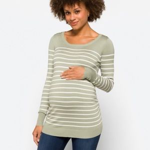 Patton Maternity Button Sweater